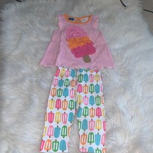 Cute popsicle piece. Matching shoes are listed💗🧡